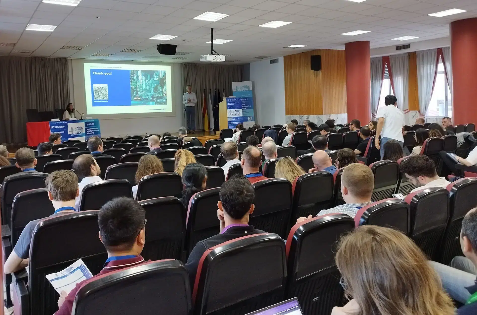 Our Employees At 3d Geoinfo, Eg-ice And Foss4g Europe 2024 - Flycom 